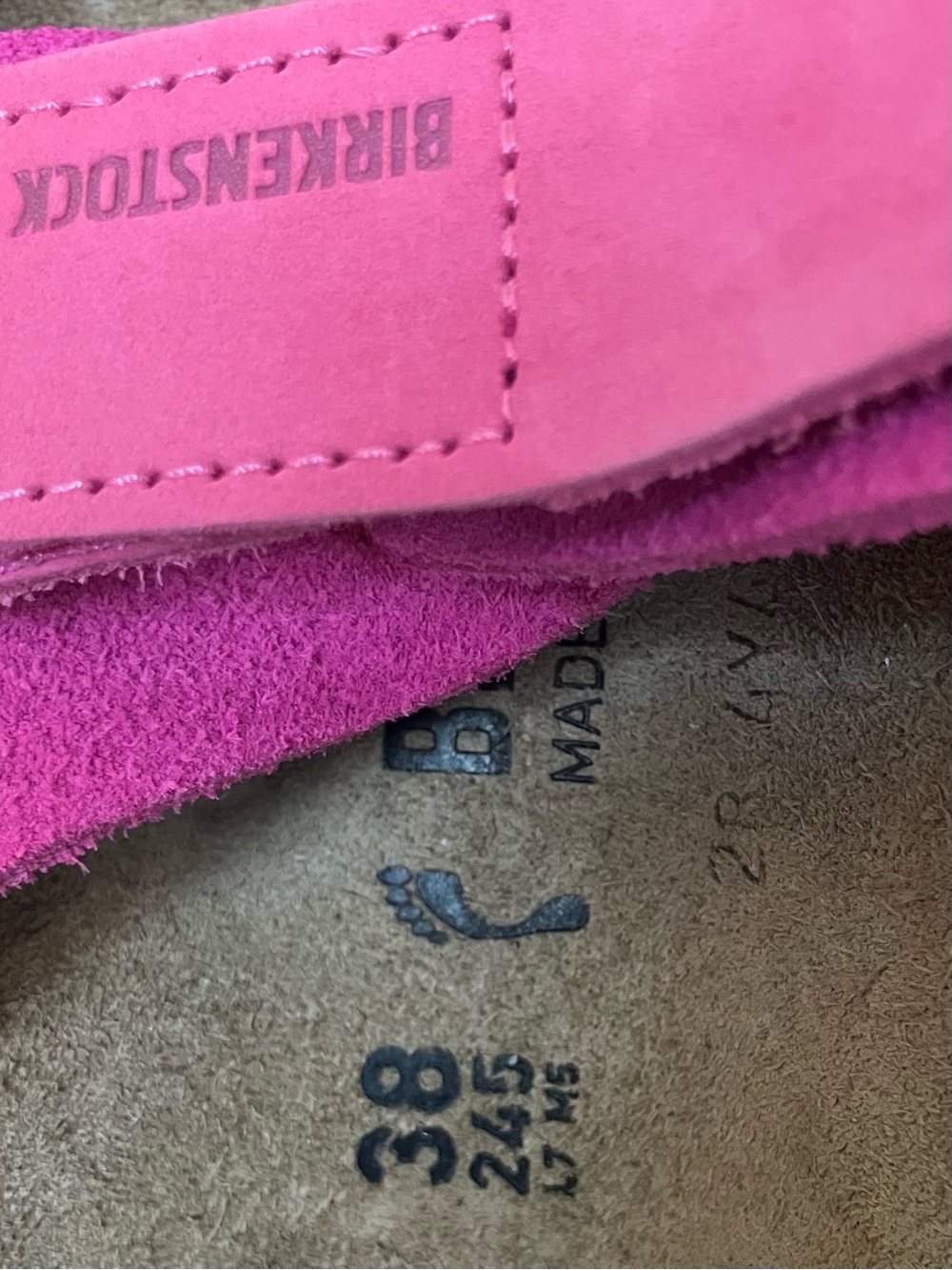 NEW Birkenstock Uji Sandals Women EU 38 US 7-7.5 Fuchsia Tulip 2026-718 - Picture 6 of 6